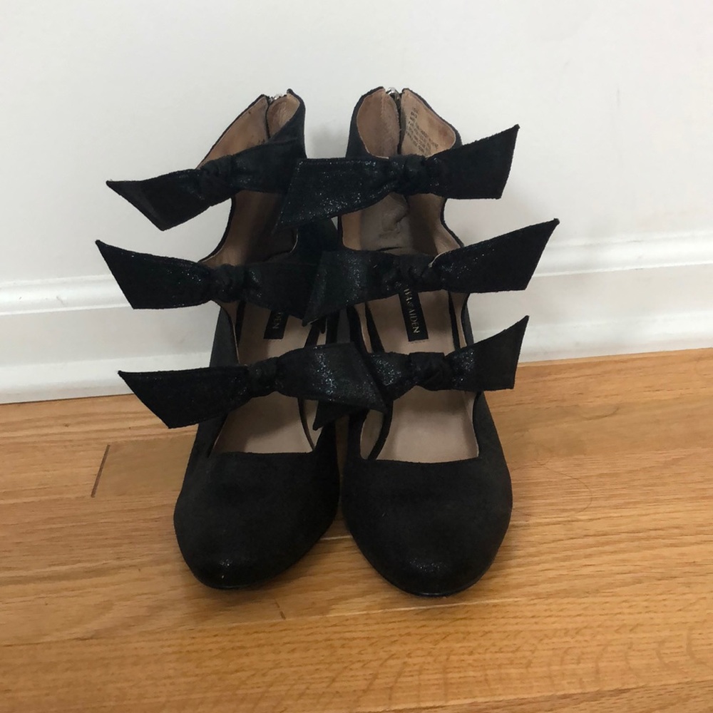 Black Ava & Aiden Bootie with Bow Detail